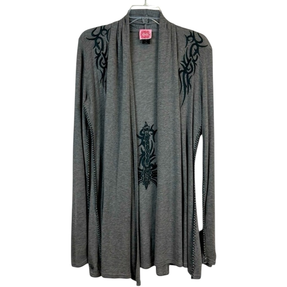 Tail Bait Wool Blend Studded Long Open Cardigan Size M 🔥